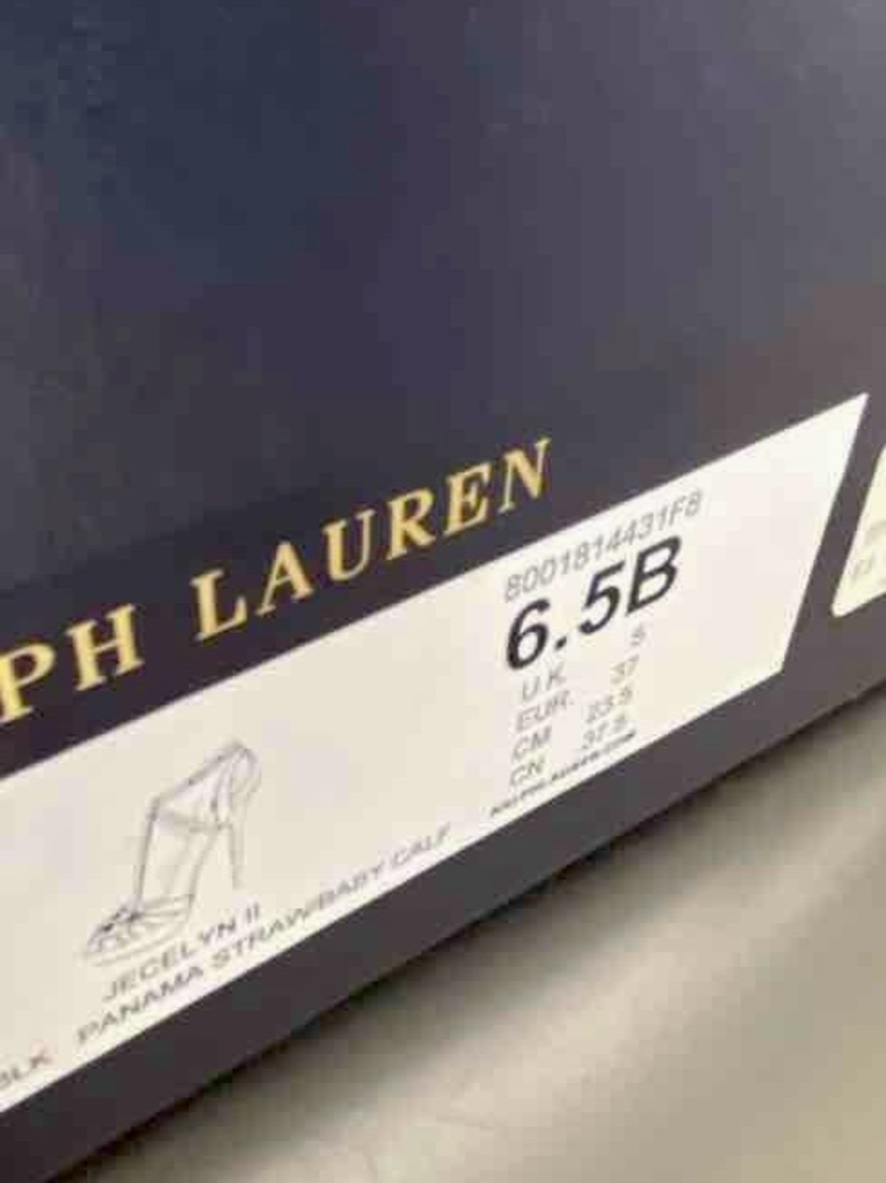 Ralph Lauren Collection Jecelyn II Floral Straw Leather Platform Sandals - Picture 5 of 5